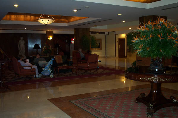 Marriott, where we met Gideon
