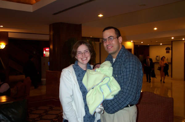 Only time Steve gets to hold him 2